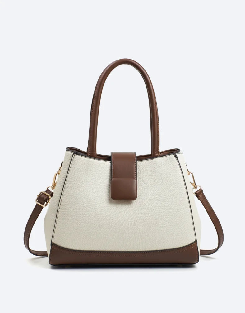 Liora Valencia Pebbled Medium Satchel Tote Bag