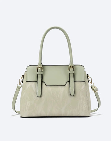 Liora Valencia Medium Two-Tone Green Tote Bag