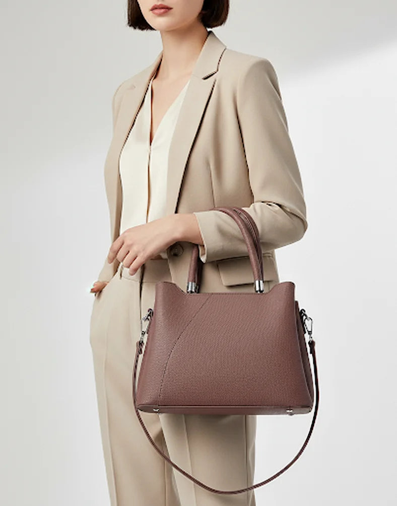 Liora Valencia Medium Mauve Satchel Bag