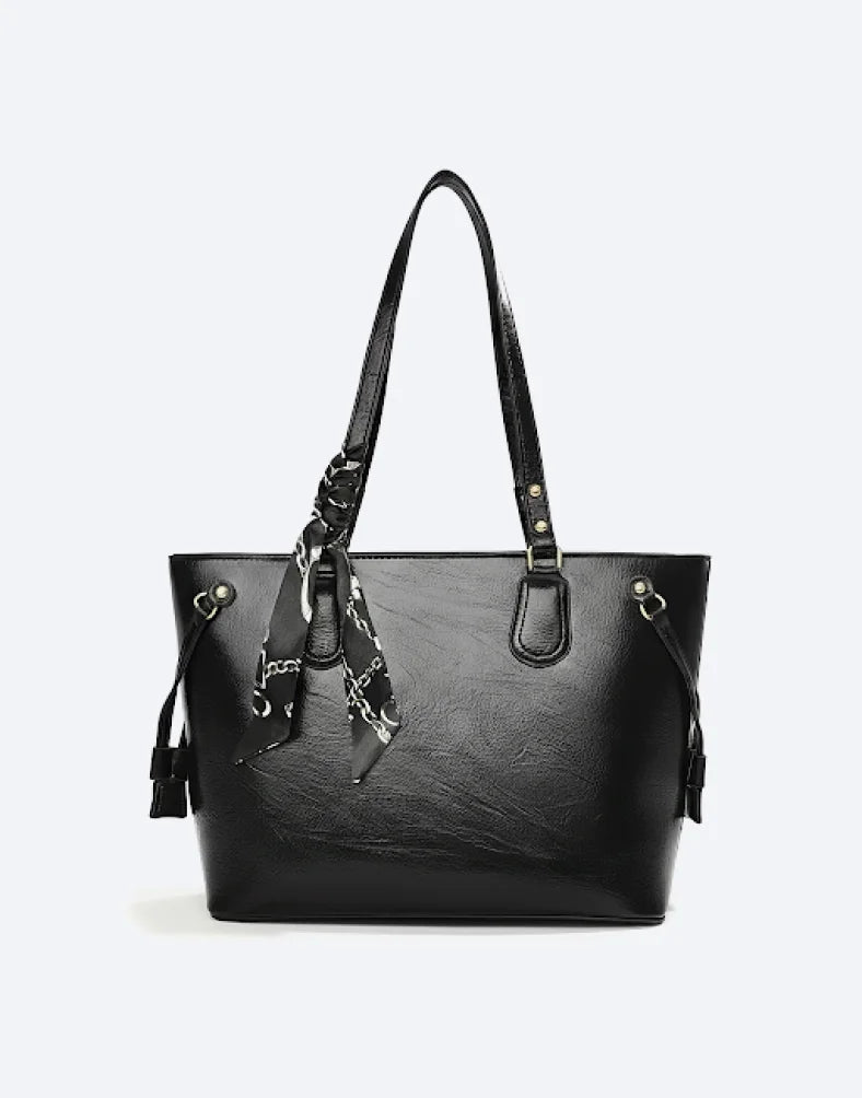 Liora Aureum Large Black L9 Tote Bag
